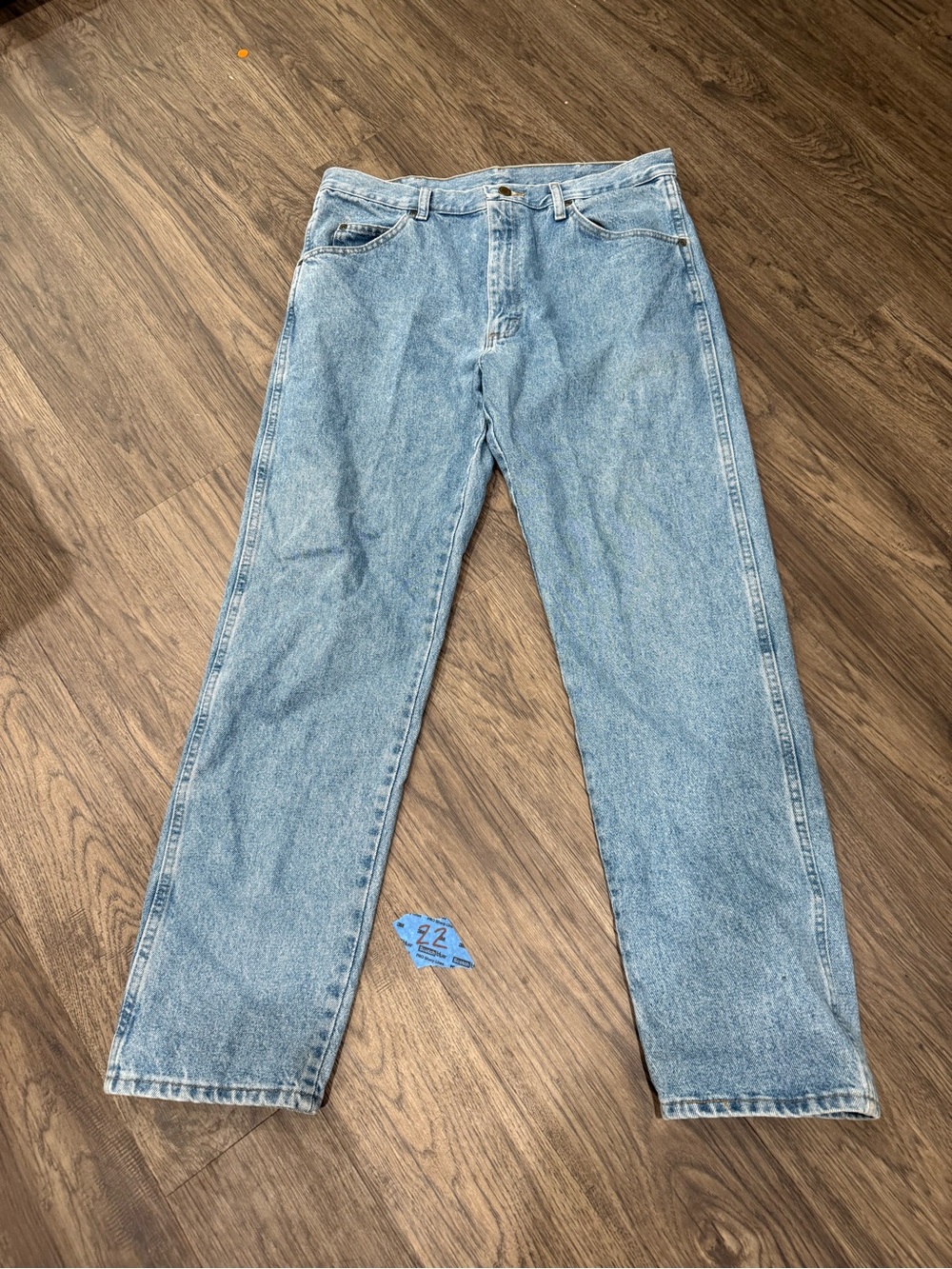 Wrangler Light Blue Relaxed Fit Jeans 36x32